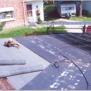 flat rubber roofing