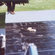 flat rubber roofing