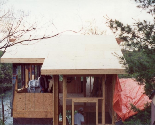 new shingle roof, new build