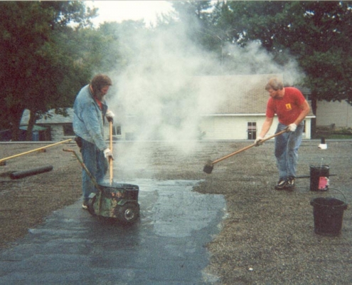 tar gravel roof repair