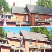 victorian home shingles, chimney removal