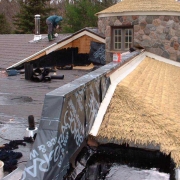 thatched roof, shingle roof, flat roof, clay tile roof