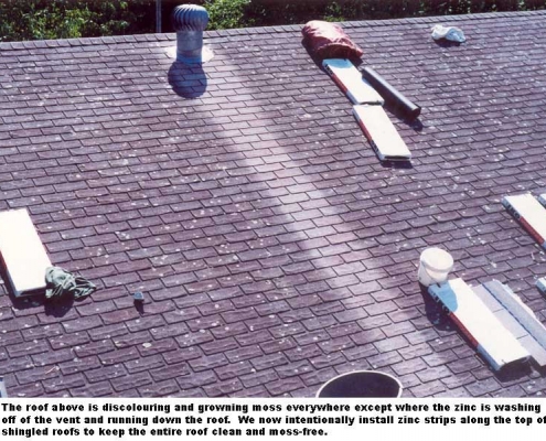 zinc strips roofing