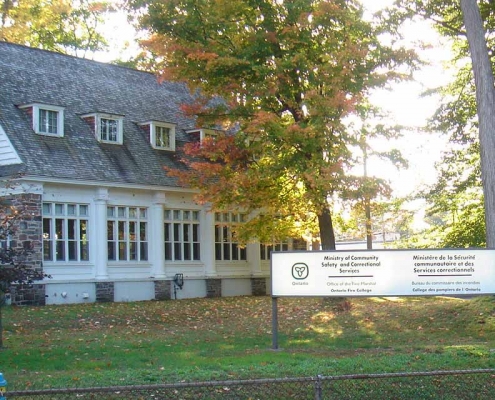 Ontario Fire College roof repairs