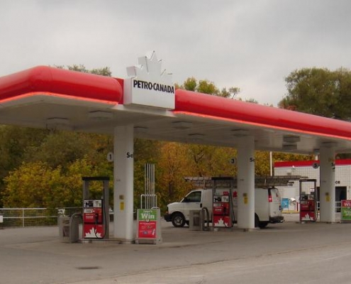 Petro Canada new roof