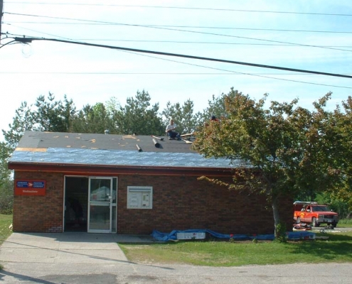 Coldwater Post Office new roof