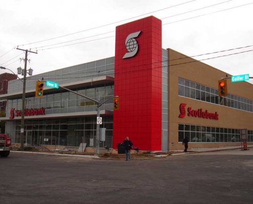 Scotia Bank Barrie roof repairs