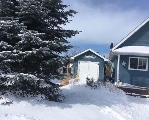 Winter Ice Damage Roof Repair